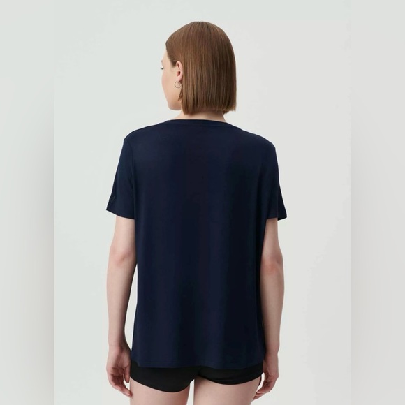 Mustt Have Audrey V-Neck T-Shirt. - Picture 5 of 5